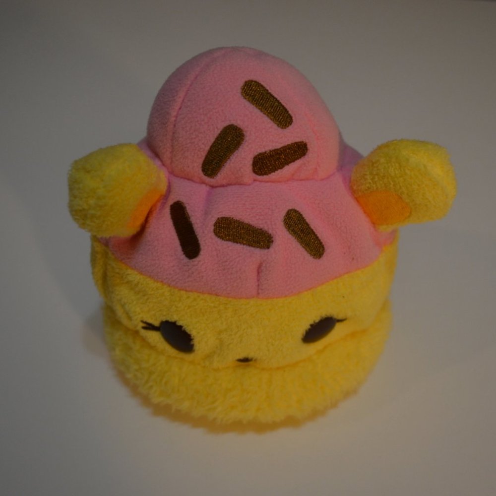Cup Cake Bunny Stuffed Animal Toy Pink-Yellow Plush